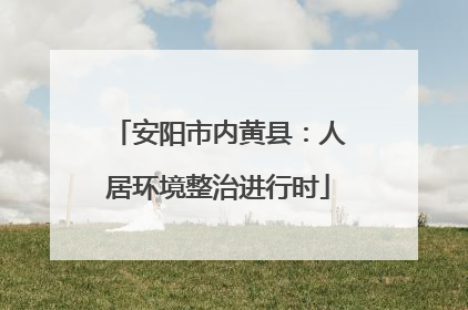 安阳市内黄县：人居环境整治进行时